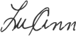 Lu Ann Signature